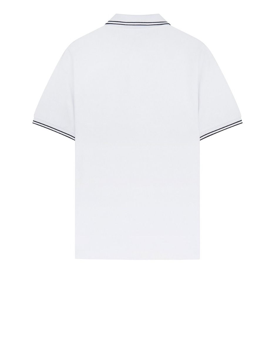 Logo-patch cotton-piqué polo shirt - Image 4