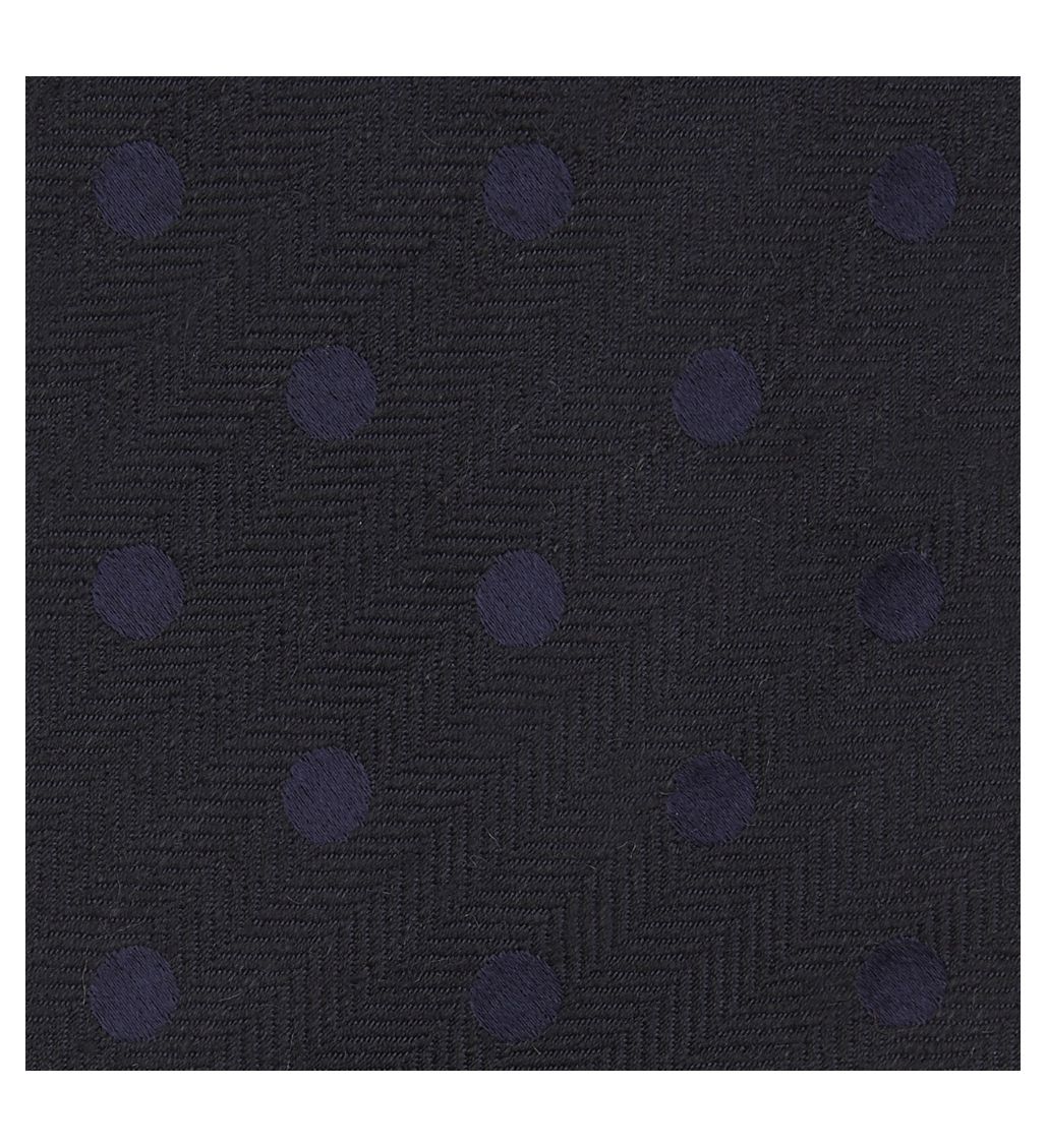 Grey Polka Dot Spot Blend Noile Tie - Image 3