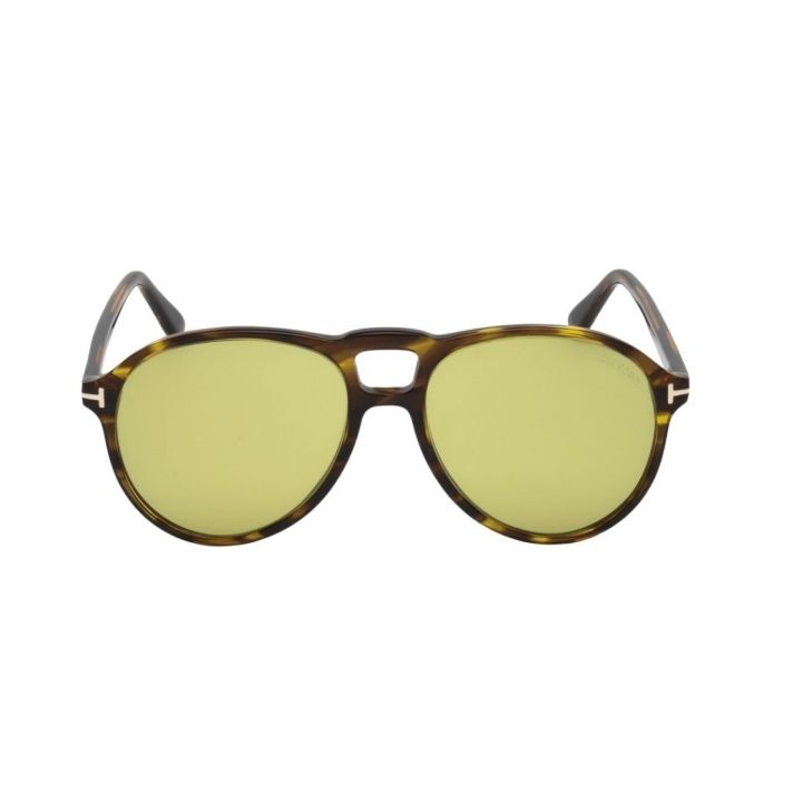 Lennon FT0645-55N Havana Green Sunglasses