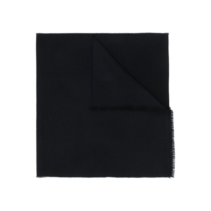 Tom Ford Hounds tooth Scarf Navy Blue & Black Pattern Scarf