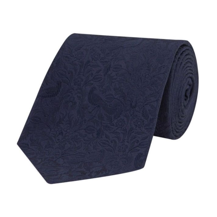 Regalis Navy Silk Tie