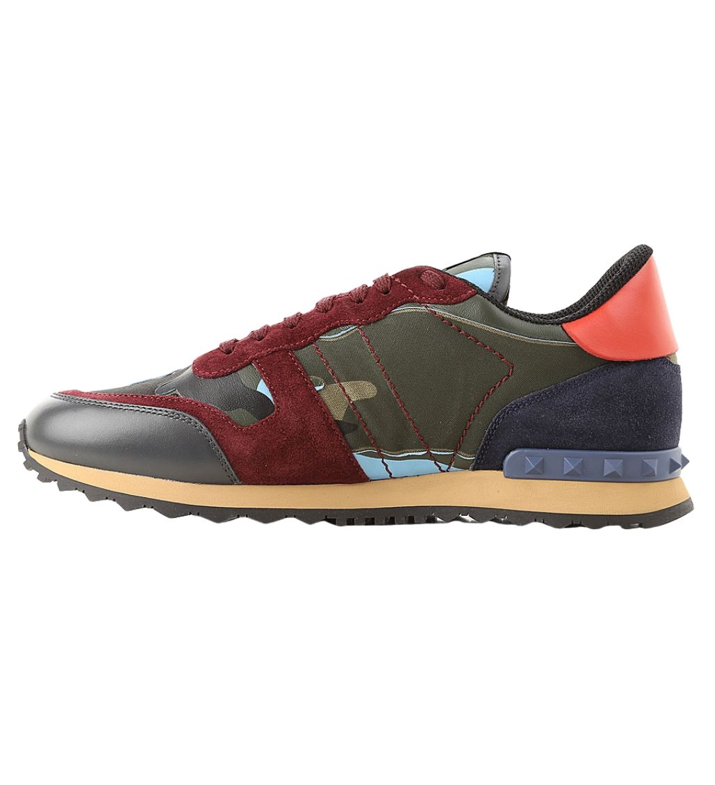 Rockrunner Camouflage Low Top Sneaker Blue - Image 4