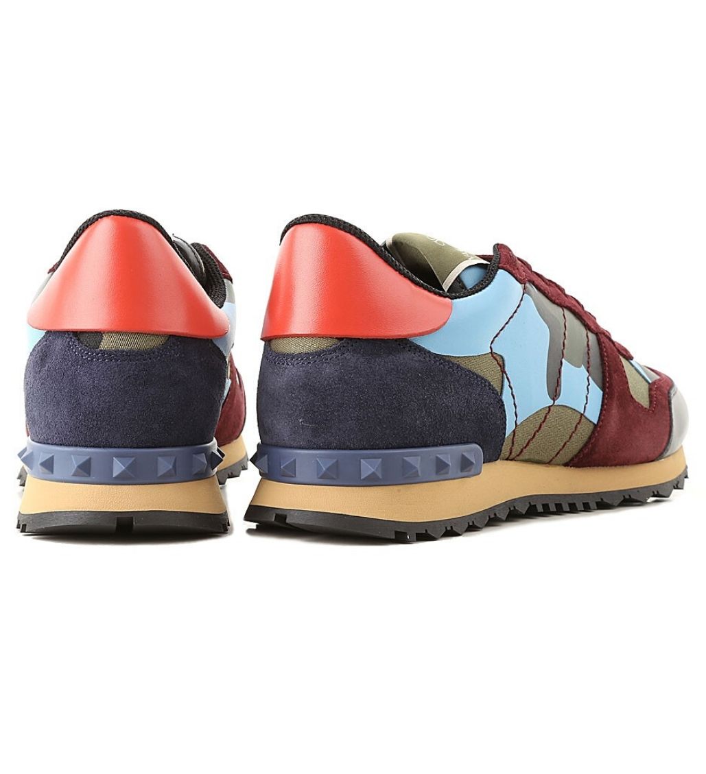 Rockrunner Camouflage Low Top Sneaker Blue - Image 3