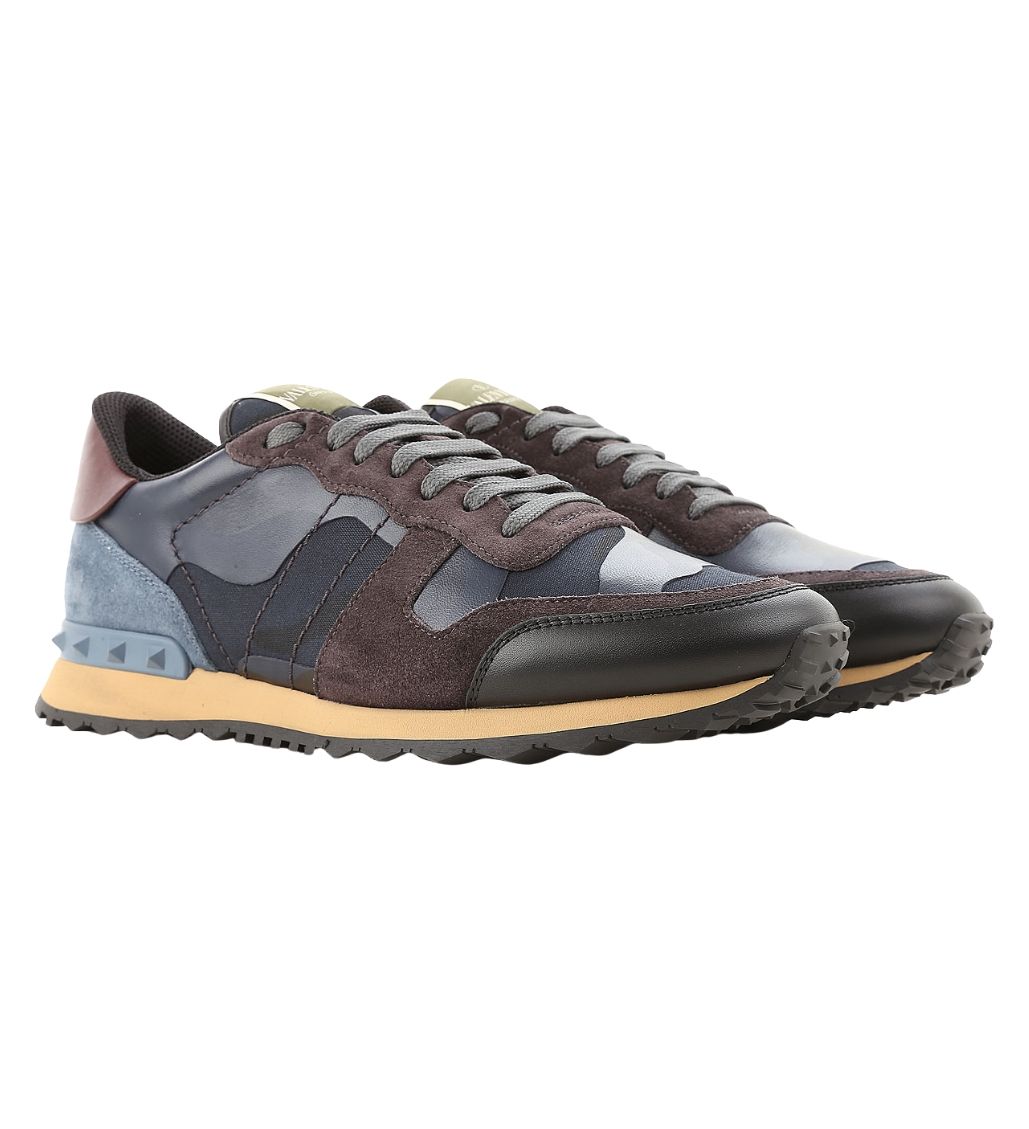 Rockrunner Camouflage Low Top Sneaker Navy - Image 2