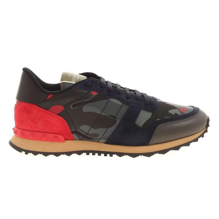 Rockrunner Camouflage Low Top Sneaker Red