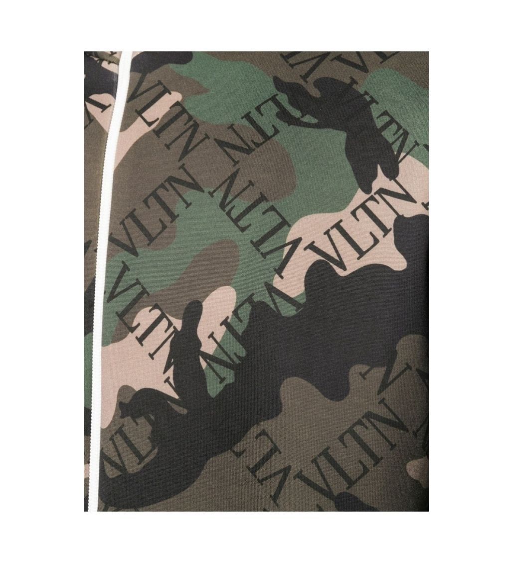 Valentino Monogram Print Camouflage Track Jacket - Image 2