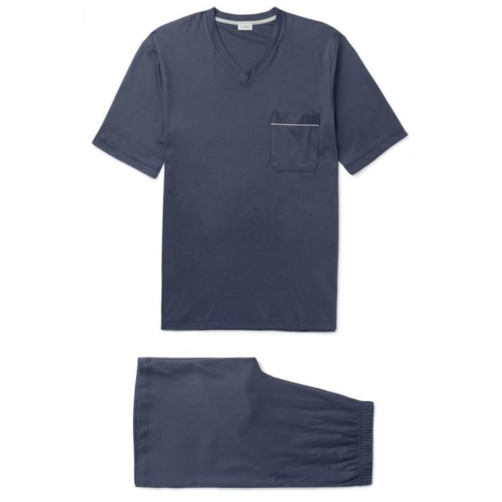 Cotton Jersey Pyjama Shorts Set