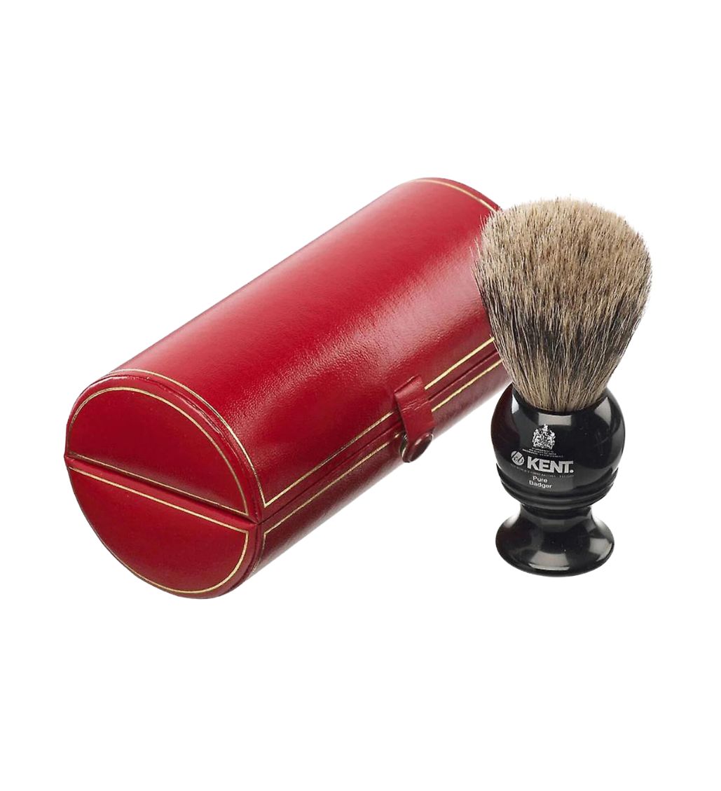 Kent BLK2 Small Black Shaving Brush Style Swoop
