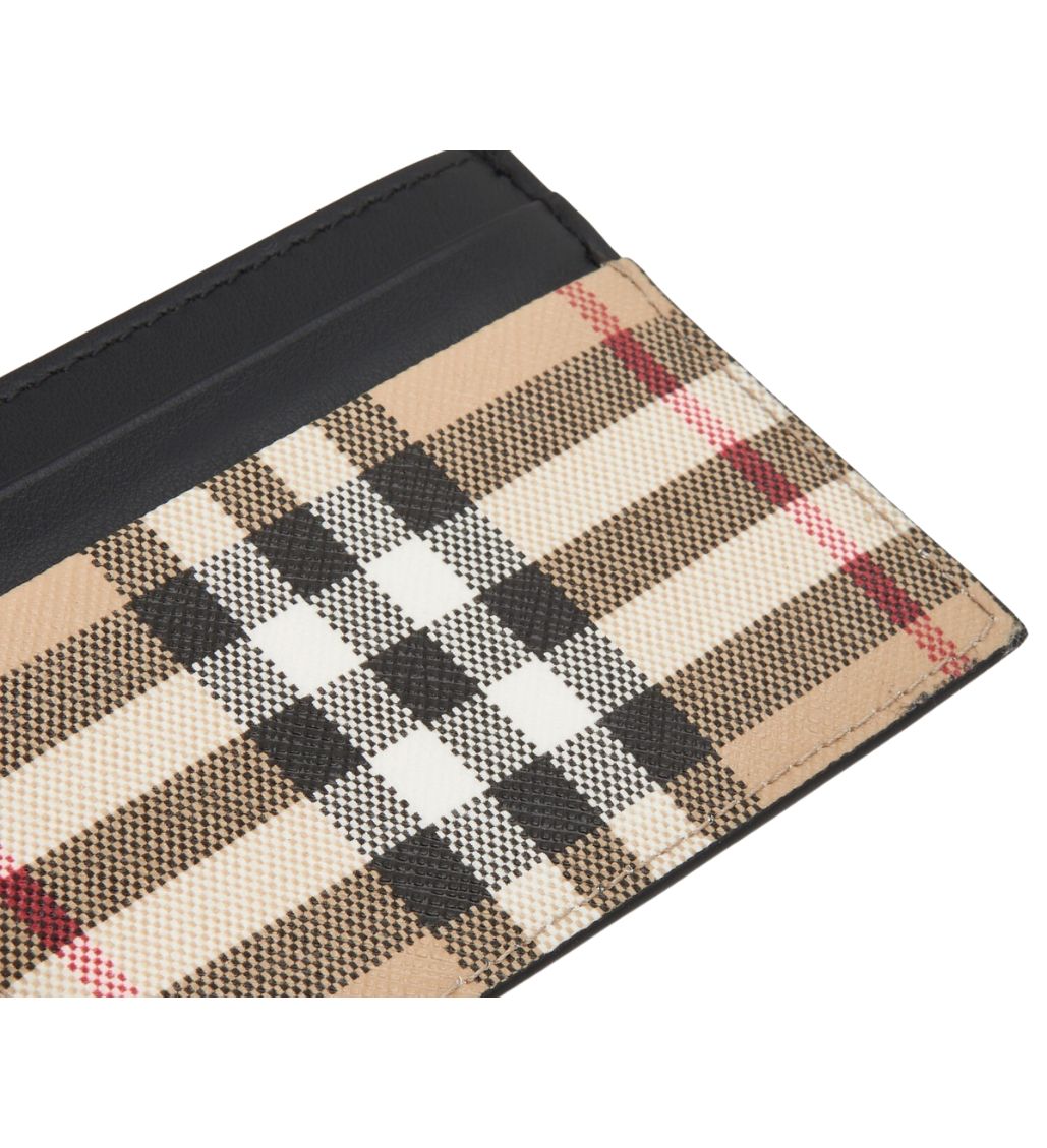 Vintage Classic Check Card Holder - Image 3
