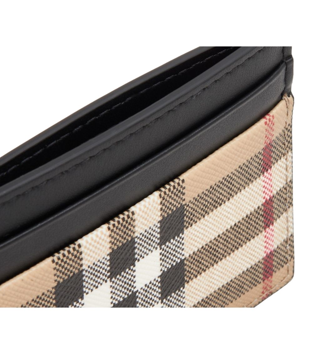 Vintage Classic Check Card Holder - Image 2