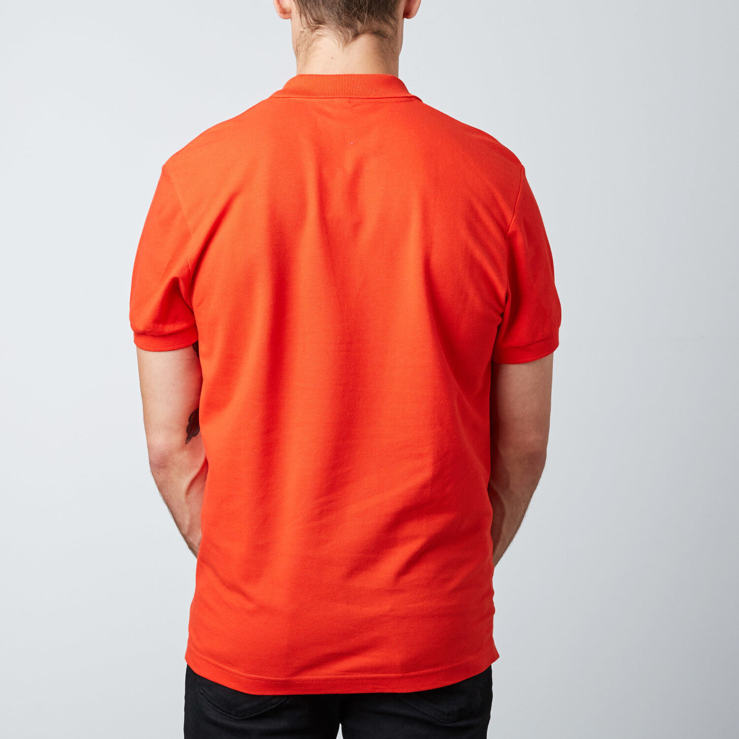Moschino Polo T-Shirt Tee Gym No 1 Logo Signature Red - Image 2